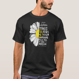 Womens September Girls 1965 56thbirthday 56 Years  T-Shirt