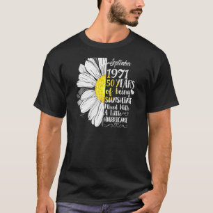 Womens September Girls 1971 50thbirthday 50 Years T-Shirt