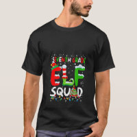 Womens Seventh Grade ELF Squad Funny Christmas ELF
