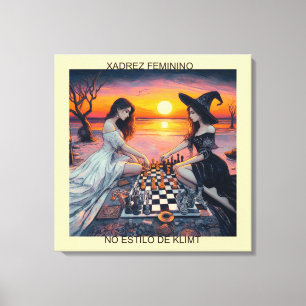 WOMEN'S SHADREZ - On-Screen Printing Canvas Print