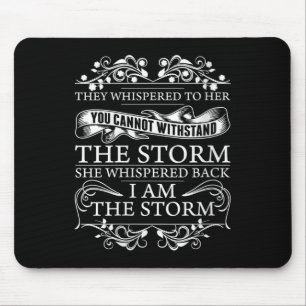 Womens She Whispered Back I Am The Womens Motivati Mouse Mat