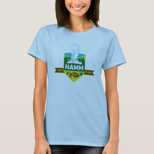 Women's Shirt with back graphic (Front)