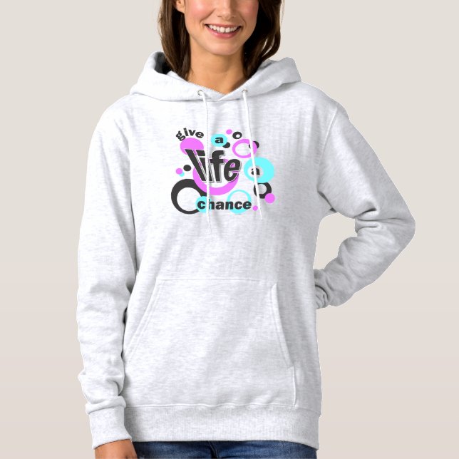 Women's shirts with a bubbly design. (Front)