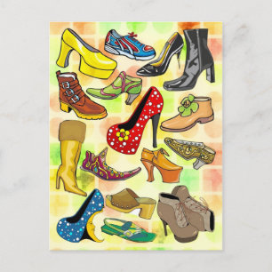 Women's Shoes Postcard