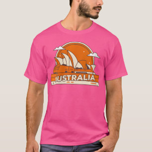 Womens Simple Australian Opera House Design T-Shirt