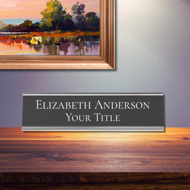 Womens Simple Maroon Name Plate (Creator Uploaded)