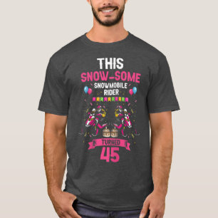 Womens Skimobile Birthday Design for Snowmobile Wi T-Shirt