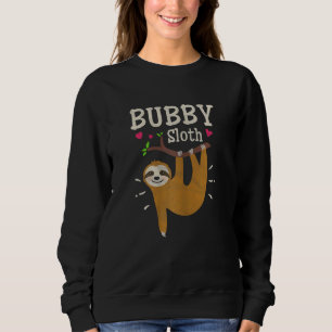Womens Sloth Graphic Humour Zoo Animal Bubby Sweatshirt