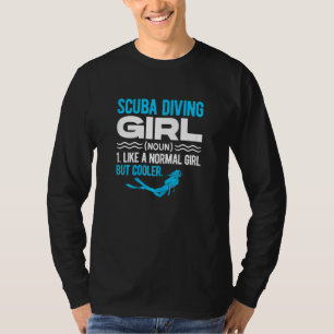 Womens Snorkelling Girl Noun Definition Diver Scub T-Shirt