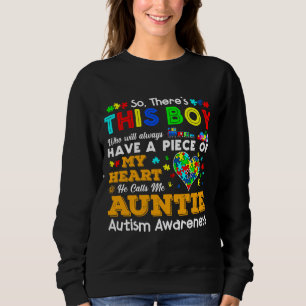 Womens So There S This Boy He Calls Me Auntie Auti Sweatshirt