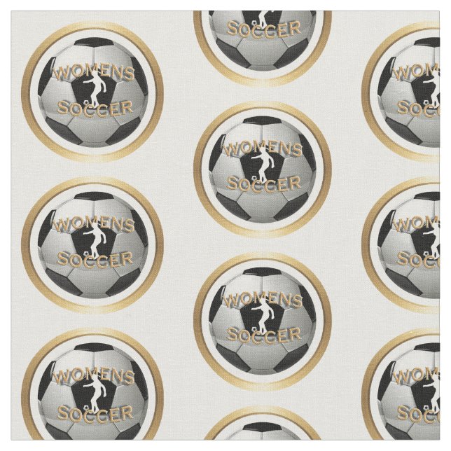 Women's Soccer Ball Fabric (Close Up)