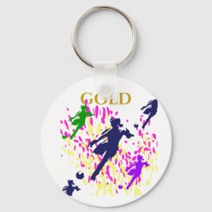 WOMENS SOCCER KEY RING