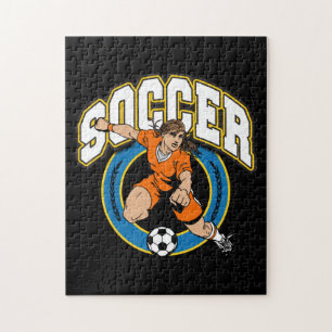 Women's Soccer Logo Jigsaw Puzzle