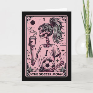 Womens Soccer Mom Tarot Card, Funny Soccer Mama Mo Card