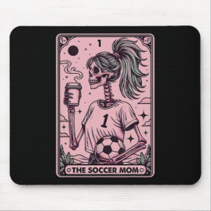 Womens Soccer Mom Tarot Card, Funny Soccer Mama Mo Mouse Mat
