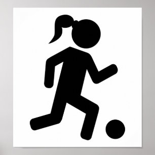 Women's soccer poster