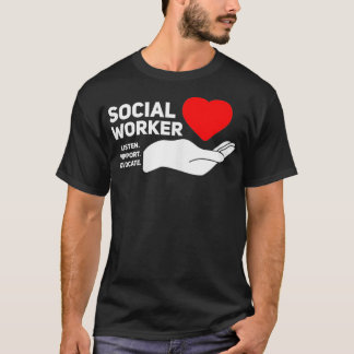 Womens Social Worker T s for Women Gift T-Shirt