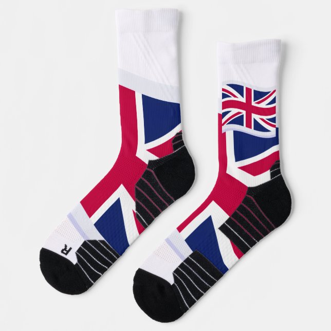Women's Socks w/ Union Jack (Left)