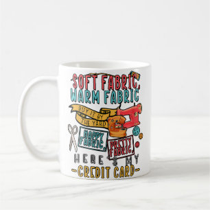 Womens Soft Warm Fabric Quilting Sewing Idea Coffee Mug