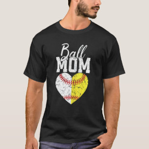Womens Softball Mum For Women Pitcher Catcher Mot T-Shirt