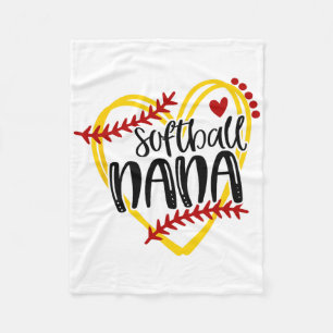 Womens Softll Nana, Grandma, Softll For Women Fleece Blanket