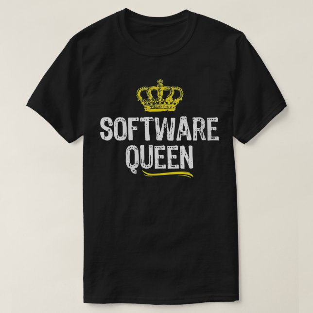 Womens Software Women Girls Engineer Developer Fun T-Shirt (Design Front)
