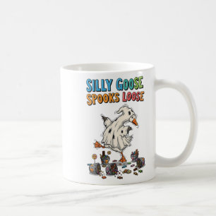 Womens Soky Goose Soks Loose Silly Duck Halloween  Coffee Mug