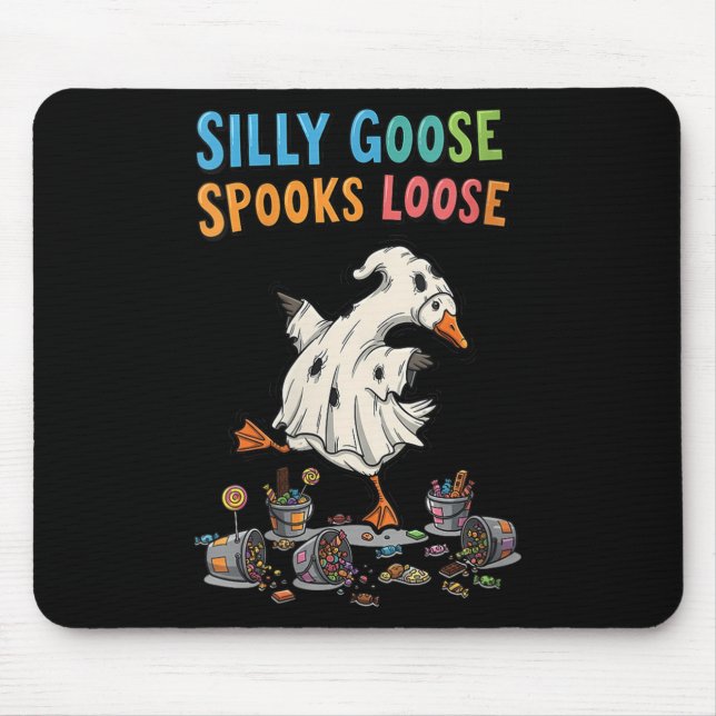 Womens Soky Goose Soks Loose Silly Duck Halloween  Mouse Mat (Front)