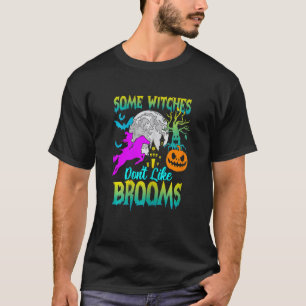 Womens Some Witches Don't Like Brooms Silhouette H T-Shirt