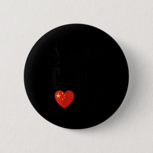 Womens Someone In China Loves Me Long Distance Fam 6 Cm Round Badge