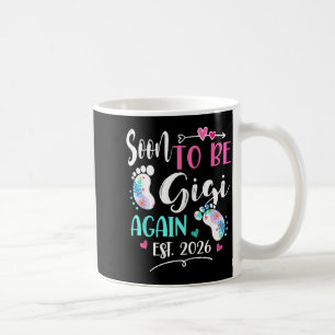Womens soon to be gigi again 2026 mother's day  coffee mug