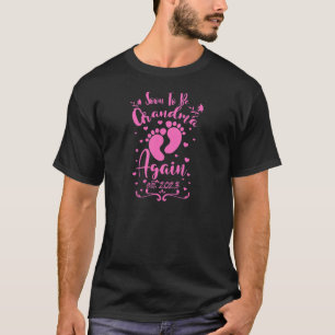 Womens Soon To Be Grandma Again 2023 Pregnancy Mot T-Shirt