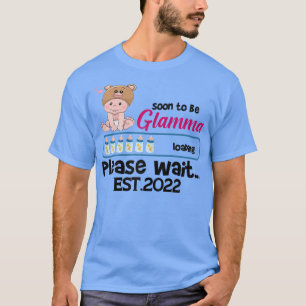 Womens Soon To Be Grandma Est 2022 Funny Floral Mo T-Shirt