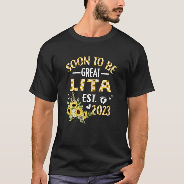 Womens Soon To Be Lita 2023  Sunflower New Lita 7 T-Shirt (Front)