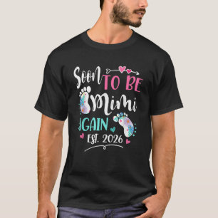 Womens Soon to be Mimi Again 2026 Mother s Day  T-Shirt
