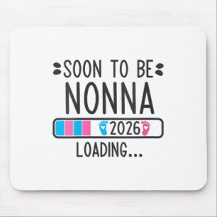 Womens Soon To Be Nonna 2026 Loading Pregnancy Ann Mouse Mat