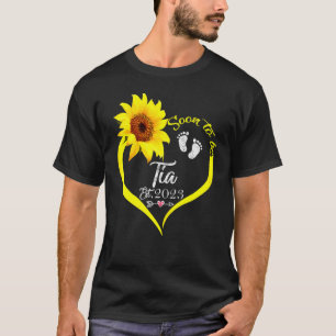 Womens Soon To Be Tia 2023 Mother's Day For New Gr T-Shirt