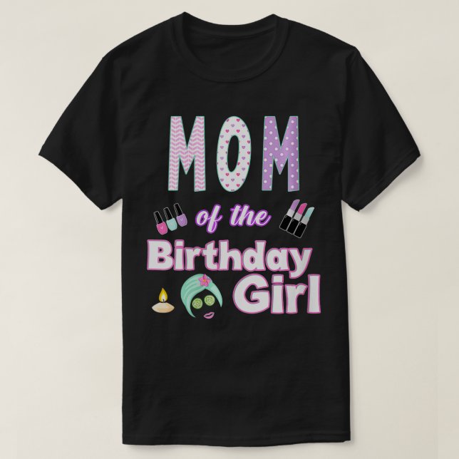 Womens Spa Birthday Party Matching Outfit 3rd 5th  T-Shirt (Design Front)