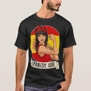 Womens Spanish Girl Spain Espana Gifts T-Shirt