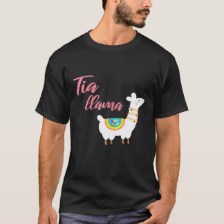 Womens Spanish Tia Llama Auntie Top