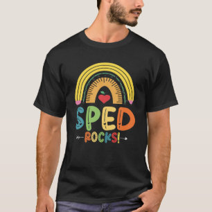 Womens Speducator Special Education Teacher Sped E T-Shirt