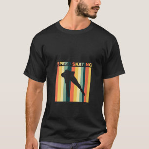 Womens Speed Skating Skater Sport Rollerblades Ska T-Shirt