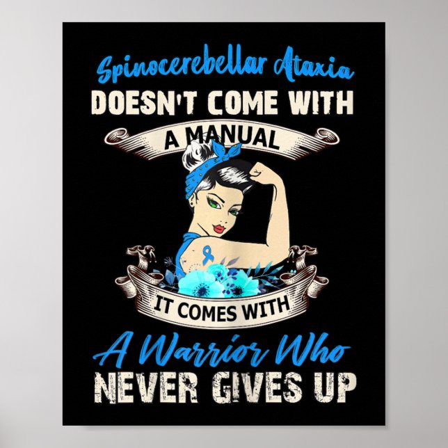Womens Spinocerebellar Ataxia Doesn’t Come With A  Poster (Front)