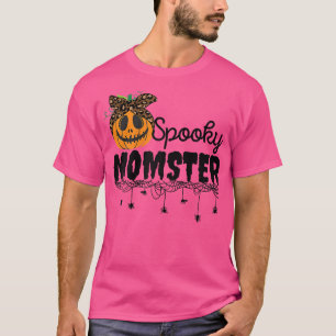 Womens Spooky Momster Halloween Costume for Mum Mo T-Shirt