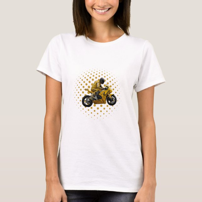 Women's sports motorcycle t-shirt (Front)