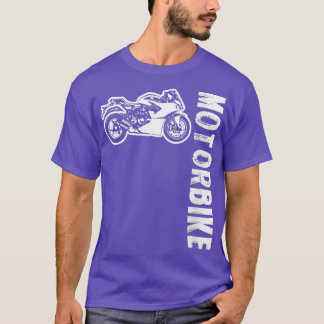 Womens Sports Racing Motorbike VNeck 2 T-Shirt