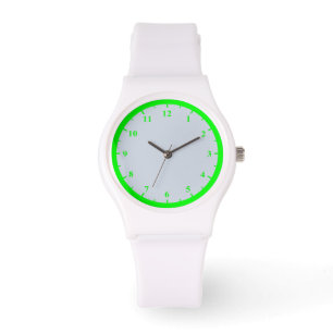 Women's Sporty White Silicon Watch