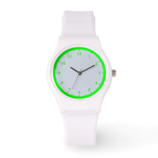 Women's Sporty White Silicon Watch