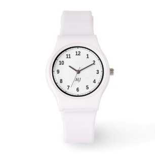 Women's Sporty White Silicon Watch