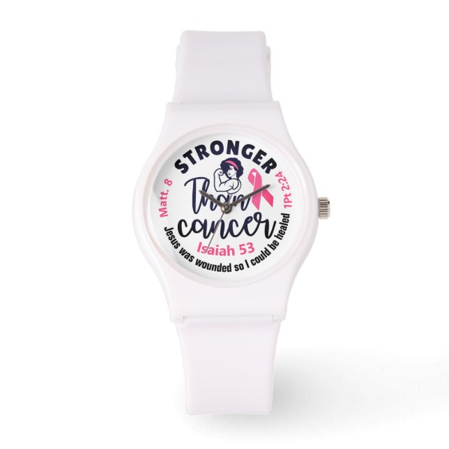 Women's Sporty White Silicon Watch (Front)